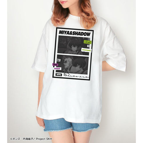 『SK∞ エスケーエイト』知念 実也&シャドウ 台詞BIGシルエットTシャツユニセックス【202509再販】